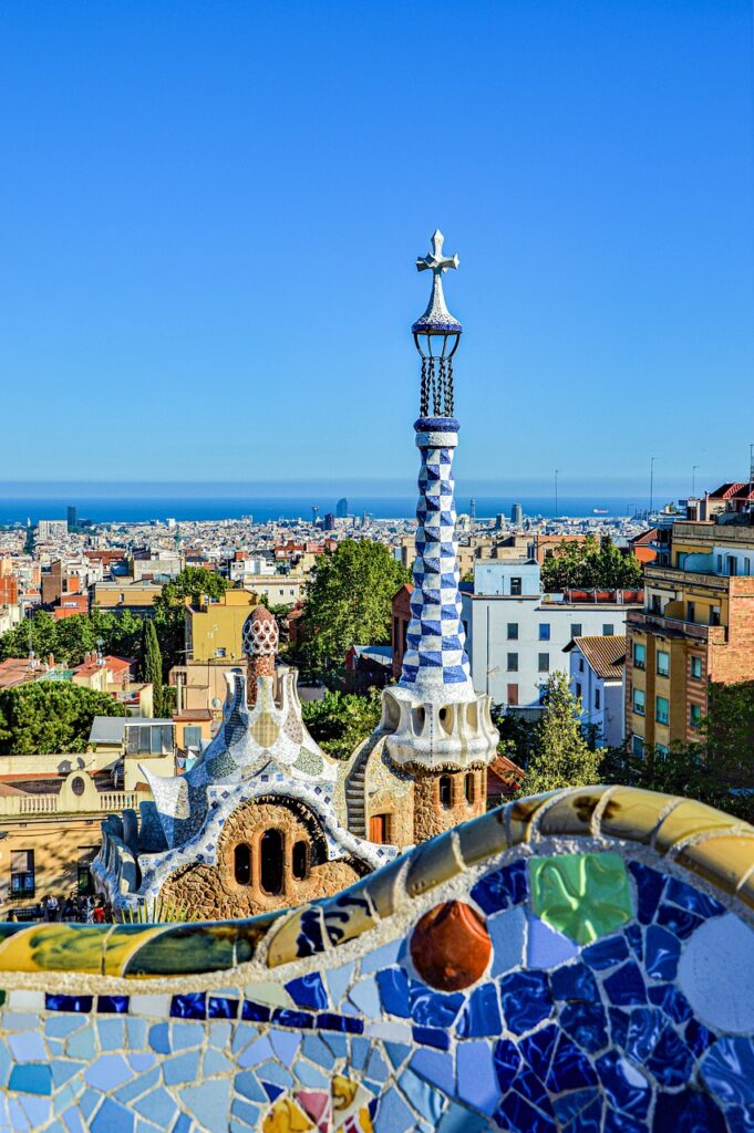 Park Güell com guia brasileiro